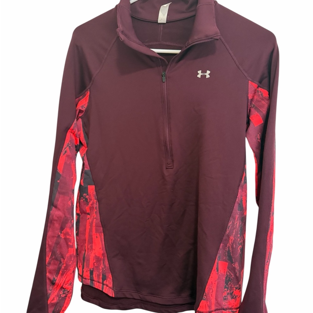 Under Armour Burgundy Long Sleeve Top